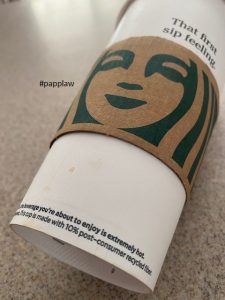 Starbucks Cup spilled