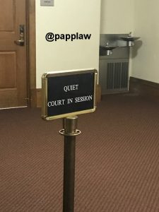 Quiet Court in Session